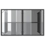 Mesa de jardín superficie de vidrio ratán PE negro 110x68x70 cm by vidaXL, Garden tables - Ref: Foro24-366350, Price: 97,62 €...