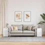 Mesas auxiliares 2 uds madera de ingeniería blanco 50x30x50 cm by vidaXL, Side tables - Ref: Foro24-840556, Price: 50,83 €, D...