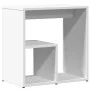 Mesas auxiliares 2 uds madera de ingeniería blanco 50x30x50 cm by vidaXL, Side tables - Ref: Foro24-840556, Price: 50,83 €, D...