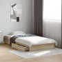 Cama con cajones madera ingeniería roble Sonoma 90x200 cm de vidaXL, Camas y somieres - Ref: Foro24-3280680, Precio: 128,71 €...