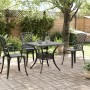 Mesa de jardín aluminio fundido negro 80x80x75 cm by vidaXL, Garden tables - Ref: Foro24-4002812, Price: 177,25 €, Discount: %
