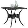 Mesa de jardín aluminio fundido negro 80x80x75 cm de vidaXL, Mesas de jardín - Ref: Foro24-4002812, Precio: 174,41 €, Descuen...