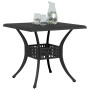 Mesa de jardín aluminio fundido negro 80x80x75 cm by vidaXL, Garden tables - Ref: Foro24-4002812, Price: 177,25 €, Discount: %