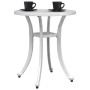 Mesa de jardín aluminio fundido blanco Ø48x53 cm by vidaXL, Garden tables - Ref: Foro24-4002825, Price: 79,41 €, Discount: %
