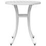 Mesa de jardín aluminio fundido blanco Ø48x53 cm by vidaXL, Garden tables - Ref: Foro24-4002825, Price: 79,41 €, Discount: %