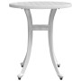 Mesa de jardín aluminio fundido blanco Ø48x53 cm by vidaXL, Garden tables - Ref: Foro24-4002825, Price: 79,41 €, Discount: %