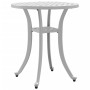 Mesa de jardín aluminio fundido blanco Ø48x53 cm by vidaXL, Garden tables - Ref: Foro24-4002825, Price: 79,41 €, Discount: %