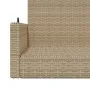 Banco columpio de ratán sintético beige 119x56x48 cm by vidaXL, garden benches - Ref: Foro24-365628, Price: 116,68 €, Discoun...