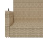 Banco columpio de ratán sintético beige 119x56x48 cm by vidaXL, garden benches - Ref: Foro24-365628, Price: 119,27 €, Discoun...