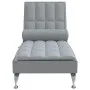 Sofá diván de masaje con cojín de tela gris claro by vidaXL, Daybeds - Ref: Foro24-379443, Price: 130,86 €, Discount: %
