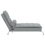Sofá diván de masaje con cojín de tela gris claro by vidaXL, Daybeds - Ref: Foro24-379443, Price: 130,86 €, Discount: %