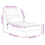 Sofá diván de masaje con cojín de tela gris claro by vidaXL, Daybeds - Ref: Foro24-379443, Price: 132,83 €, Discount: %