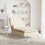 Sofá diván de masaje con cojín de tela crema by vidaXL, Daybeds - Ref: Foro24-379448, Price: 160,00 €, Discount: %