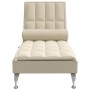Sofá diván de masaje con cojín de tela crema by vidaXL, Daybeds - Ref: Foro24-379448, Price: 160,00 €, Discount: %