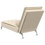 Sofá diván de masaje con cojín de tela crema by vidaXL, Daybeds - Ref: Foro24-379448, Price: 160,00 €, Discount: %