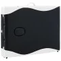 Camilla de masaje plegable 3 zonas madera negro y blanco de vidaXL, Mesas de masaje - Ref: Foro24-110212, Precio: 153,96 €, D...