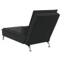 Sofá diván de masaje con cojín de terciopelo negro de vidaXL, Divanes - Ref: Foro24-379455, Precio: 102,16 €, Descuento: %