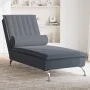 Sofá diván de masaje con cojín de terciopelo gris oscuro by vidaXL, Daybeds - Ref: Foro24-379460, Price: 132,75 €, Discount: %