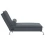 Sofá diván de masaje con cojín de terciopelo gris oscuro by vidaXL, Daybeds - Ref: Foro24-379460, Price: 132,75 €, Discount: %