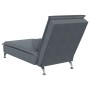 Sofá diván de masaje con cojín de terciopelo gris oscuro by vidaXL, Daybeds - Ref: Foro24-379460, Price: 135,47 €, Discount: %