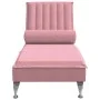 Sofá diván de masaje con cojín de terciopelo rosa by vidaXL, Daybeds - Ref: Foro24-379462, Price: 151,47 €, Discount: %