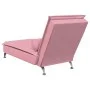 Sofá diván de masaje con cojín de terciopelo rosa by vidaXL, Daybeds - Ref: Foro24-379462, Price: 151,47 €, Discount: %