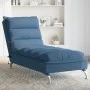 Sofá diván de masaje con cojines de tela azul by vidaXL, Daybeds - Ref: Foro24-379481, Price: 191,25 €, Discount: %