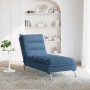 Sofá diván de masaje con cojines de tela azul by vidaXL, Daybeds - Ref: Foro24-379481, Price: 194,92 €, Discount: %