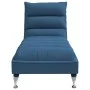 Sofá diván de masaje con cojines de tela azul by vidaXL, Daybeds - Ref: Foro24-379481, Price: 191,25 €, Discount: %