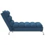 Sofá diván de masaje con cojines de tela azul by vidaXL, Daybeds - Ref: Foro24-379481, Price: 191,25 €, Discount: %