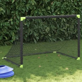 Klappbares Kinderfußballtor in Schwarz, 90x64x64 cm. von vidaXL, Fußballtore - Ref: Foro24-4008438, Preis: 43,43 €, Rabatt: %