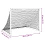 Portería de fútbol infantil plegable negra 90x64x64 cm by vidaXL, soccer goals - Ref: Foro24-4008438, Price: 42,41 €, Discoun...