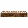 Smoked oak engineered wood bed with drawers 135x190 cm by vidaXL, Beds and slatted bases - Ref: Foro24-3280696, Price: 158,90...