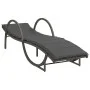 Liegestühle mit Tisch, 2 Stück, aus grauem synthetischem Rattan. von vidaXL, Liegen - Ref: Foro24-368265, Preis: 297,51 €, Ra...
