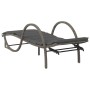 Liegestühle mit Tisch, 2 Stück, aus grauem synthetischem Rattan. von vidaXL, Liegen - Ref: Foro24-368265, Preis: 271,89 €, Ra...