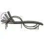 Liegestühle mit Tisch, 2 Stück, aus grauem synthetischem Rattan. von vidaXL, Liegen - Ref: Foro24-368265, Preis: 297,51 €, Ra...
