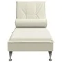 Sofá diván de masaje con cojín de terciopelo crema by vidaXL, Daybeds - Ref: Foro24-379457, Price: 153,45 €, Discount: %