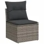 Gartenmöbel-Set, 6-teilig, mit grauen Polstern aus synthetischem Rattan. von vidaXL, Gartensets - Ref: Foro24-3267280, Preis:...