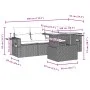 Juego de sofás jardín con cojines 5 pzas ratán sintético gris by vidaXL, Garden sets - Ref: Foro24-3267730, Price: 341,44 €, ...