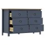 Hill bedside table solid gray pine wood 125x40x80 cm by vidaXL, Sideboards - Ref: Foro24-288985, Price: 186,82 €, Discount: %