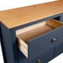 Nachttisch Hill aus massivem, grauem Kiefernholz, 125 x 40 x 80 cm von vidaXL, Sideboards - Ref: Foro24-288985, Preis: 188,68...