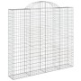 Gabion baskets 6 units arch shape iron 200x30x180/200 cm by vidaXL, Pots and planters - Ref: Foro24-3146198, Price: 758,51 €,...