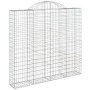 Gabion baskets 6 units arch shape iron 200x30x180/200 cm by vidaXL, Pots and planters - Ref: Foro24-3146198, Price: 725,71 €,...