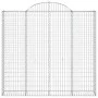 Gabion baskets 6 units arch shape iron 200x30x180/200 cm by vidaXL, Pots and planters - Ref: Foro24-3146198, Price: 725,71 €,...