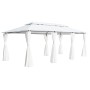 Gazebo with curtains 600x298x270 cm white 180g/m² by vidaXL, Tents and gazebos - Ref: Foro24-310073, Price: 396,52 €, Discoun...