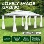 Pavillon mit Vorhängen 600x298x270 cm weiß 180g/m² von vidaXL, Zelte und Pavillons - Ref: Foro24-310073, Preis: 397,88 €, Rab...