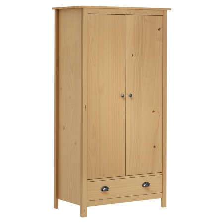 Armario de 2 puertas Hill madera maciza pino 89x50x170cm de vidaXL, Armarios roperos - Ref: Foro24-288947, Precio: 236,14 €, ...