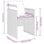 5-teiliges Garten-Essset mit beigen Kissen aus synthetischem Rattan von vidaXL, Gartensets - Ref: Foro24-3277667, Preis: 354,...
