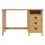 Hill-Schreibtisch mit 3 Kiefernholzschubladen 120x50x74 cm von vidaXL, Schreibtische - Ref: Foro24-288995, Preis: 118,94 €, R...
