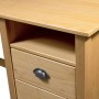 Hill-Schreibtisch mit 3 Kiefernholzschubladen 120x50x74 cm von vidaXL, Schreibtische - Ref: Foro24-288995, Preis: 128,02 €, R...